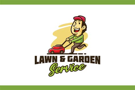 Lawn Mowing Logo | Illustrator Templates ~ Creative Market