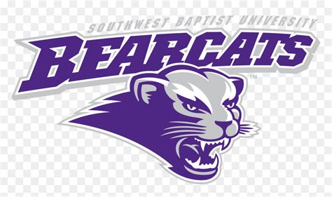 Transparent Bearcat Mascot Clipart - Southwest Baptist University Logo ...