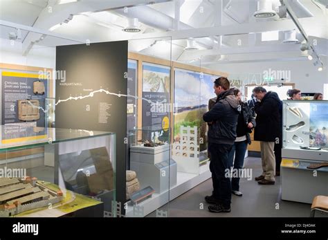 Museum at Housesteads Roman Fort Stock Photo - Alamy