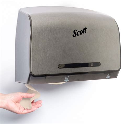 KIMBERLY-CLARK PROFESSIONAL Toilet Paper Dispenser, Scott® Pro™, Silver, Jumbo Coreless - 60HV86 ...