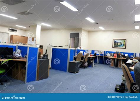 An Office Space in a Business Building during Covid-19 Pandemic Editorial Photo - Image of files ...
