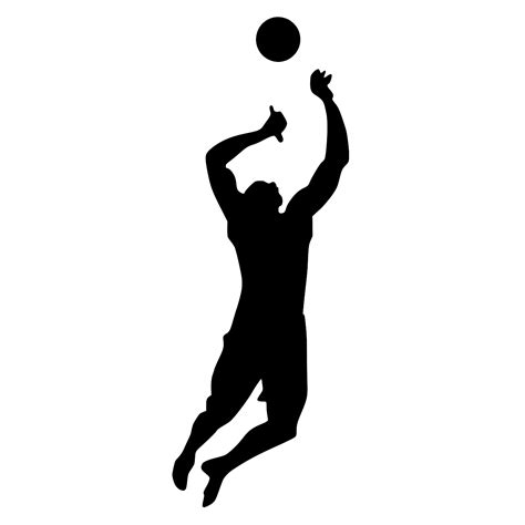 SVG > air jumping volleyball - Free SVG Image & Icon. | SVG Silh