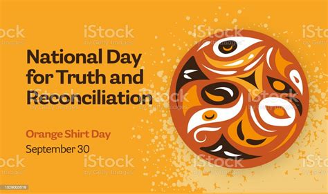 National Day For Truth And Reconciliation Banner Design Poster With ...