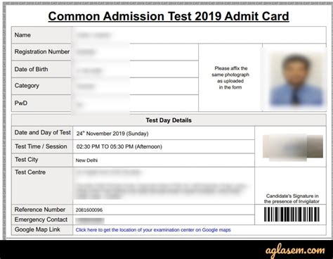 CAT 2019 Admit Card (Released) – Check Exam Day Instructions, Download ...