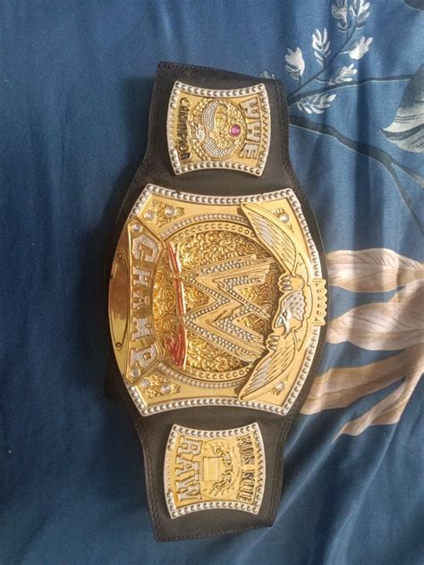 Wwe spinner belt, Hobbies & Toys, Memorabilia & Collectibles, Vintage ...