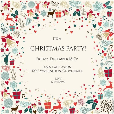 13 Free Christmas Party Invitations That You Can Print