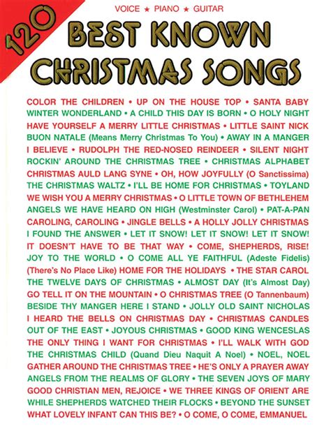 American Christmas Songs List | The Cake Boutique