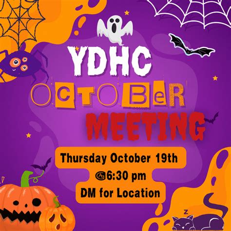 YDHC October Meeting