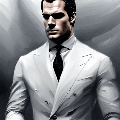 Henry Cavill As James Bond in a Tailored Suit · Creative Fabrica