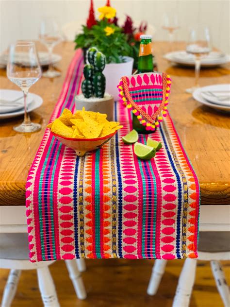 MEXICAN Table Runner / Cinco De Mayo / Bohemian Chic Table - Etsy Australia