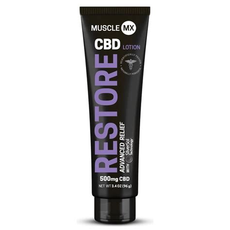 Muscle MX Restore CBD Lotion | Best Health and Fitness Gear For October ...