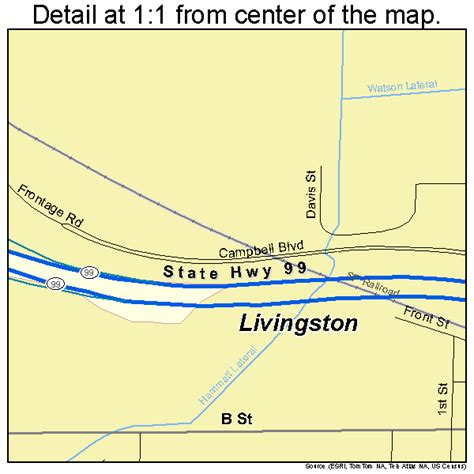 Livingston California Street Map 0642006