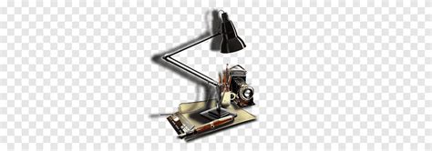 Steampunk Icon Set in format, lamp-desktop, black land camera beside table lamp, png | PNGEgg