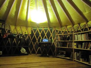 yurt at night - blanket walls | fishermansdaughter | Flickr
