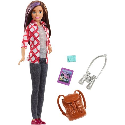 Barbie Skipper Travel Doll with 4 Tourist-Themed Accessories - Walmart ...