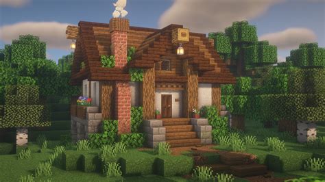 Minecraft Cozy Cottage House Tutorial - YouTube