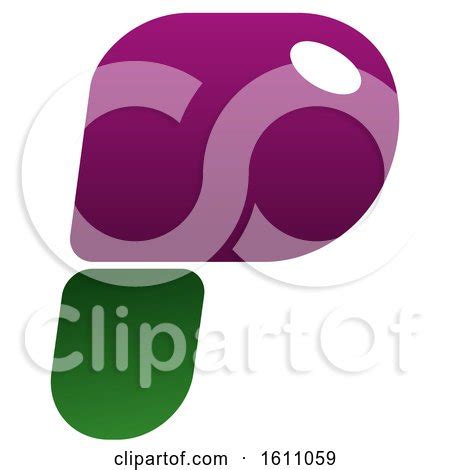 Clipart of a Letter P Logo Design - Royalty Free Vector Illustration by Vector Tradition SM #1611059