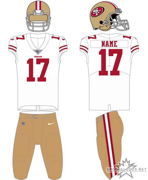 San Francisco 49ers Road Uniform - National Football League (NFL ...