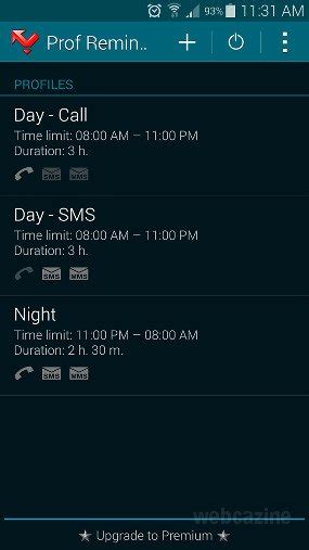 Using Missed Call Reminder to remind you of missed calls and unread SMS ...