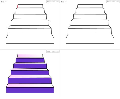 How to draw Stair for kids | How to draw stairs, Easy drawings, Drawing tutorial easy