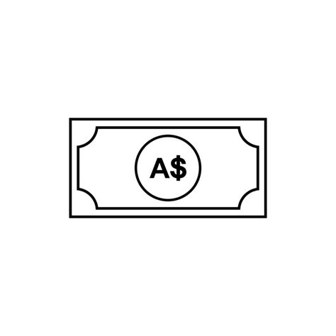 Australia Currency, AUD Sign, Australian Dollar Icon symbol. Vector ...