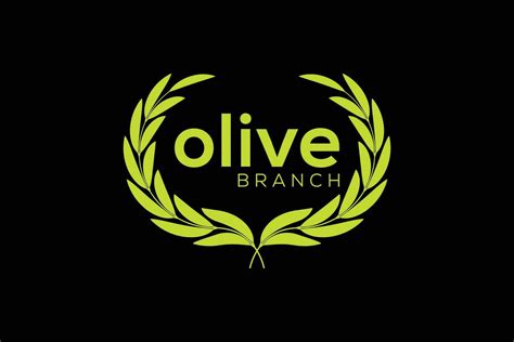 Minimal and Professional olive branch logo design vector template ...