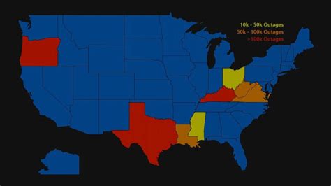 This power outage map shows the scale of America's storm nightmare - SlashGear