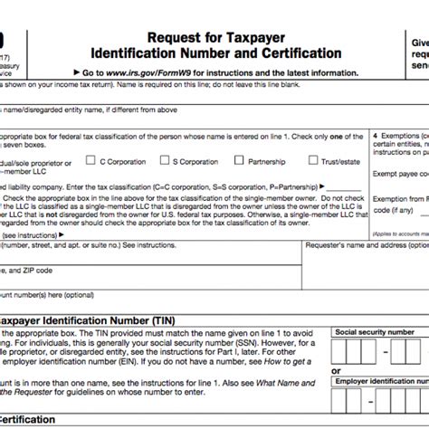 W-9 Request for Taxpayer Identification Number and Certification ...