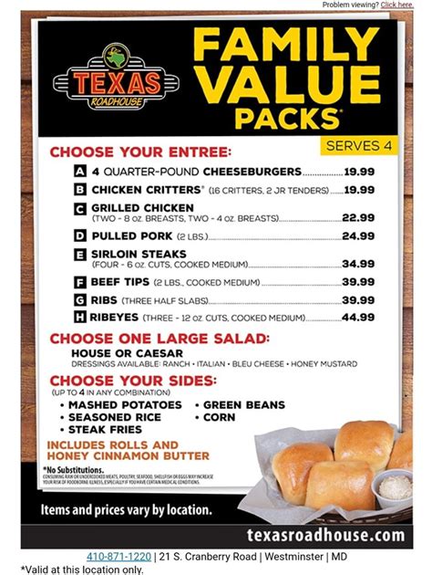 Texas Roadhouse - Carroll Eats