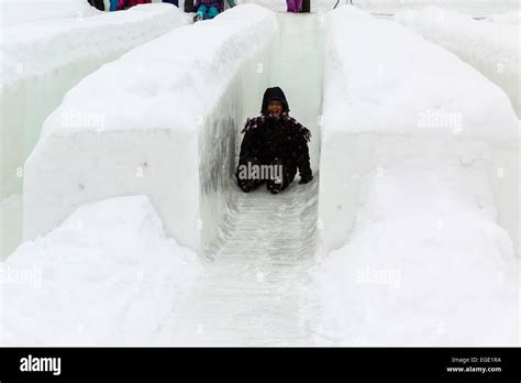 Winterlude Festival. Snowflake Kingdom Jacques Cartier Park Gatineau ...