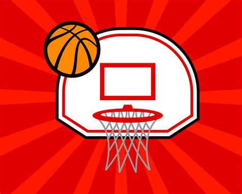 Cartoon vector basketball and net 551149 Vector Art at Vecteezy