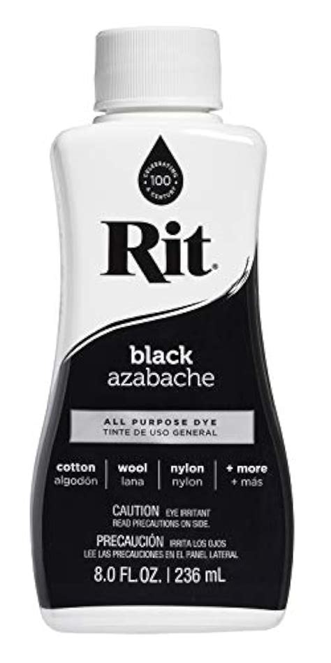 Black Dye For Clothes Liquid Rit All-Purpose Liquid Paint Dye Restore Repair 8oz | eBay