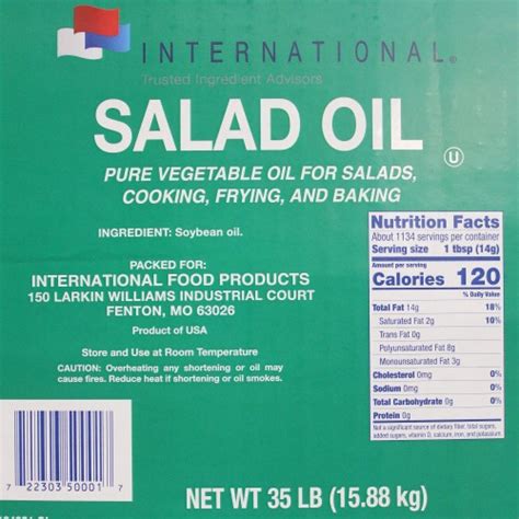 Oil Salad 35# – FL Porter Foods