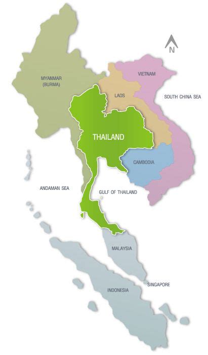 CDM - Creative Destination Management | Thailand map, Singapore city, Thailand