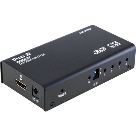 4 WAY HDMI 4K SPLITTER 1 IN 4 OUT - Elite Wholesalers