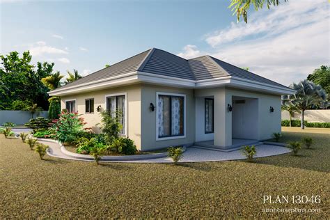 Simple 3 bedroom house plans 13046 | AfrohousePlans