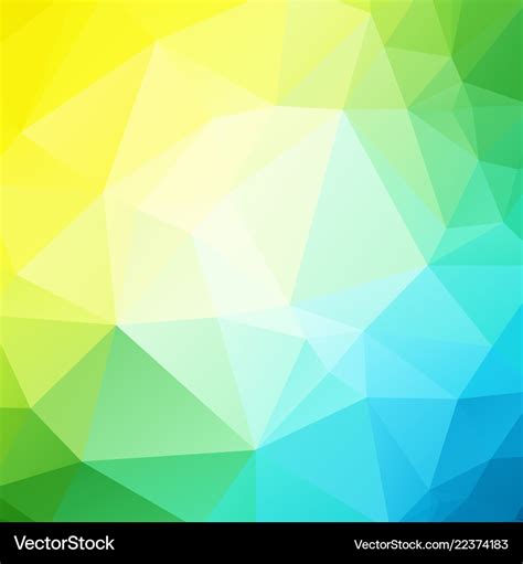 Blue yellow green background Royalty Free Vector Image