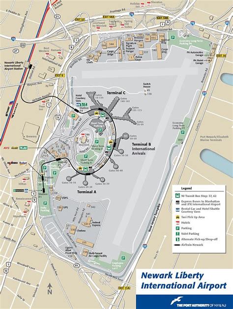 Newark Liberty International Airport Gate Map