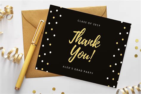 8 Free Printable Graduation Thank You Cards