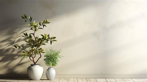 Premium AI Image | photo decorative plant with empty frame generated by AI