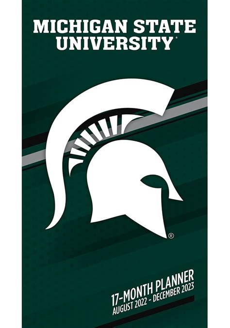 Michigan State Spartans 17 Month 2023 Pocket Planner