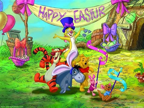 Winnie The Pooh Easter - Happy Easter All My Fans Wallpaper (30070795 ...