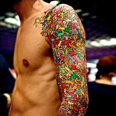 Keith Haring tattoo. | Nice tattoo! | Pinterest