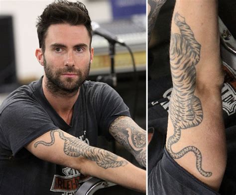 Adam Levine Tattoos | CelebritiesTattooed.com