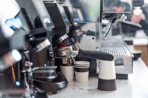 professional coffee machine in a bar stock photo (163838) - YouWorkForThem