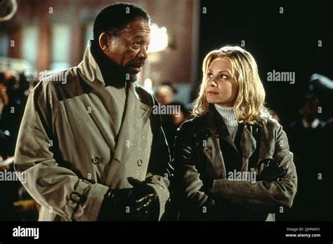 MORGAN FREEMAN, MONICA POTTER, ALONG CAME A SPIDER, 2001 Stock Photo - Alamy