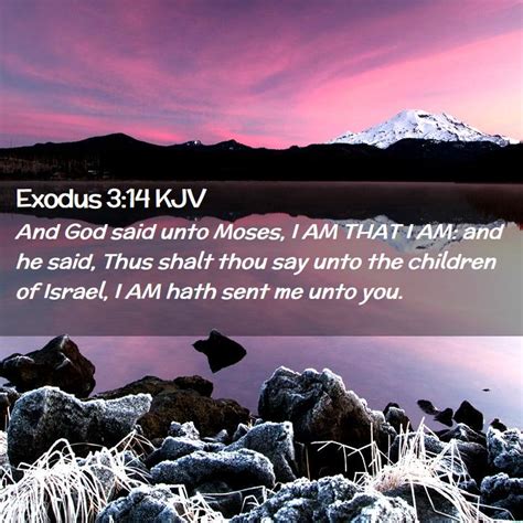 Exodus 3:14 KJV Bible Verse Images