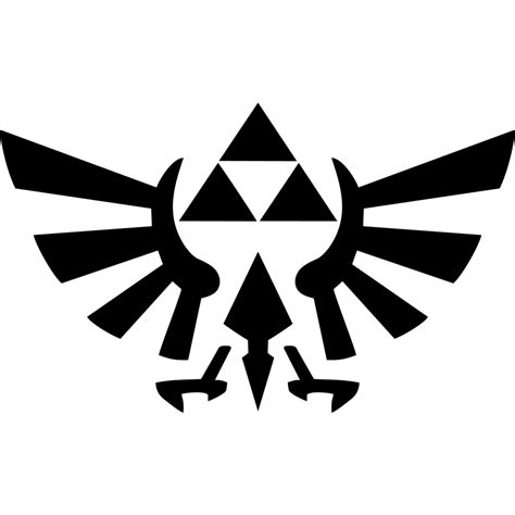 zelda Triforce Sticker | Zelda tattoo, Zelda logo, Triforce