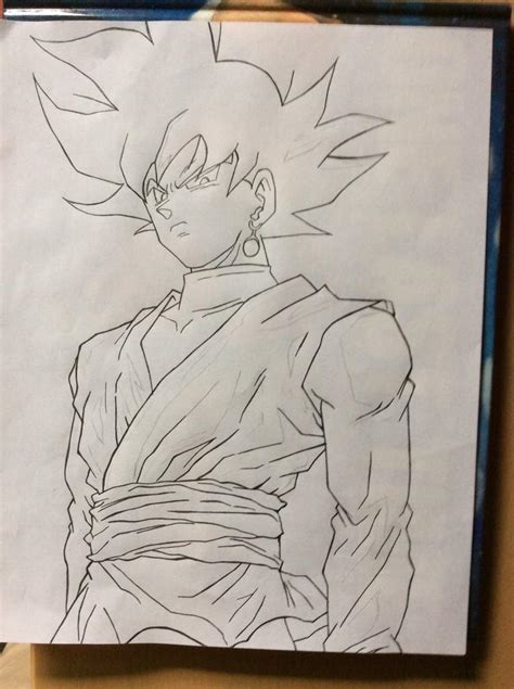 Black Goku Drawing | Anime Amino