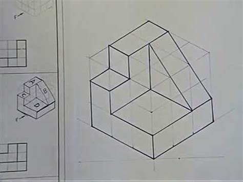 Dibujo Isométrico - p.4 ejercicio 4 - YouTube